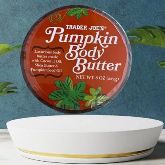 Trader Joe's Pumpkin Body Butter Net Wt. 8 oz. NEW 2 pack - Picture 2 of 6